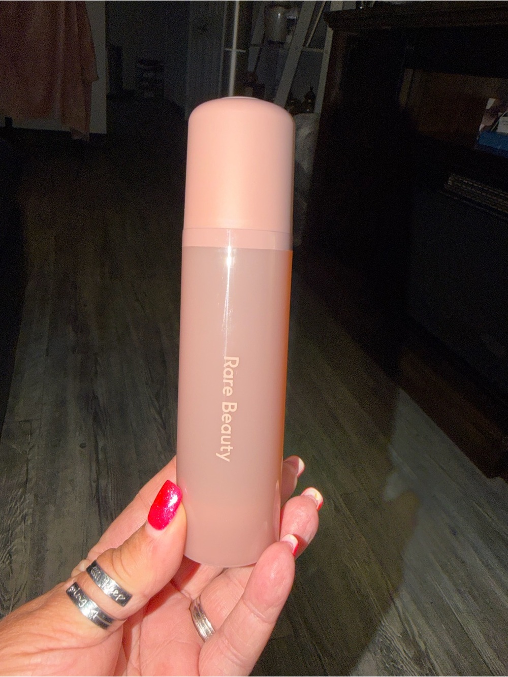 Rare Beauty hair and body mist fragrance.
